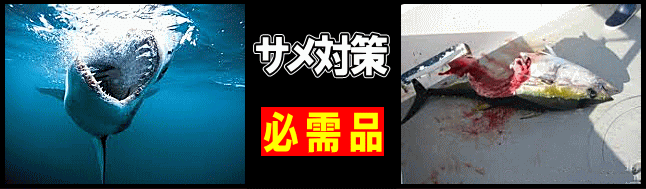 サメ対策必需品　フィッシュストリンガー用安全フロートセット